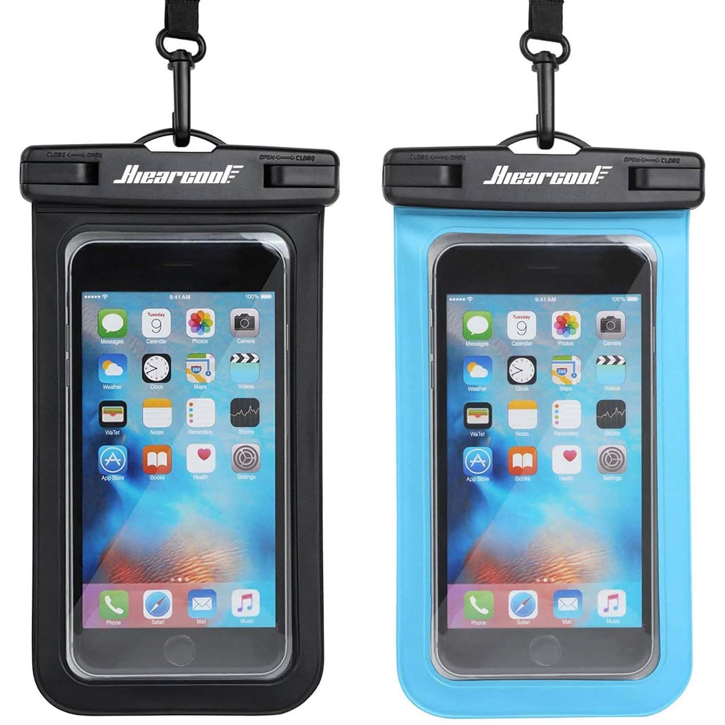 2-Pack Universal Waterproof Phone Cases