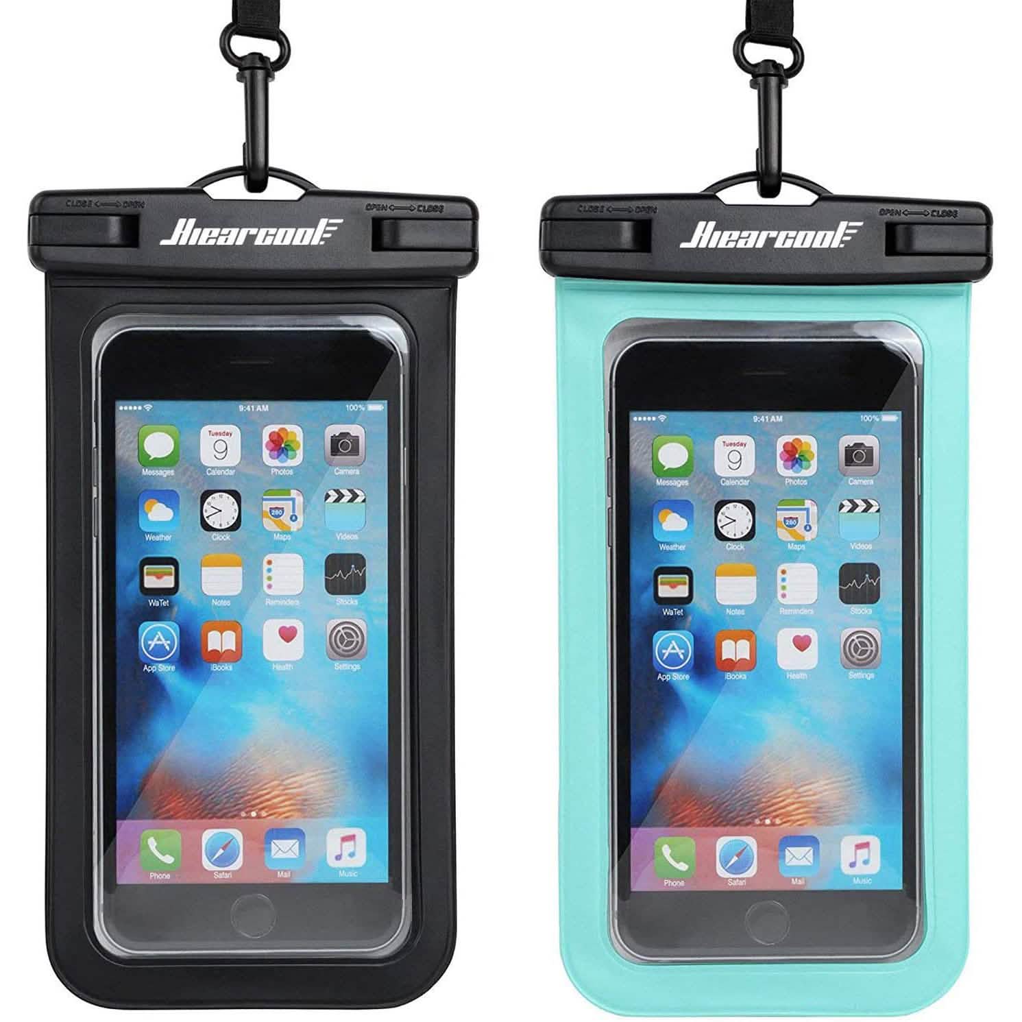 2-Pack Universal Waterproof Phone Cases