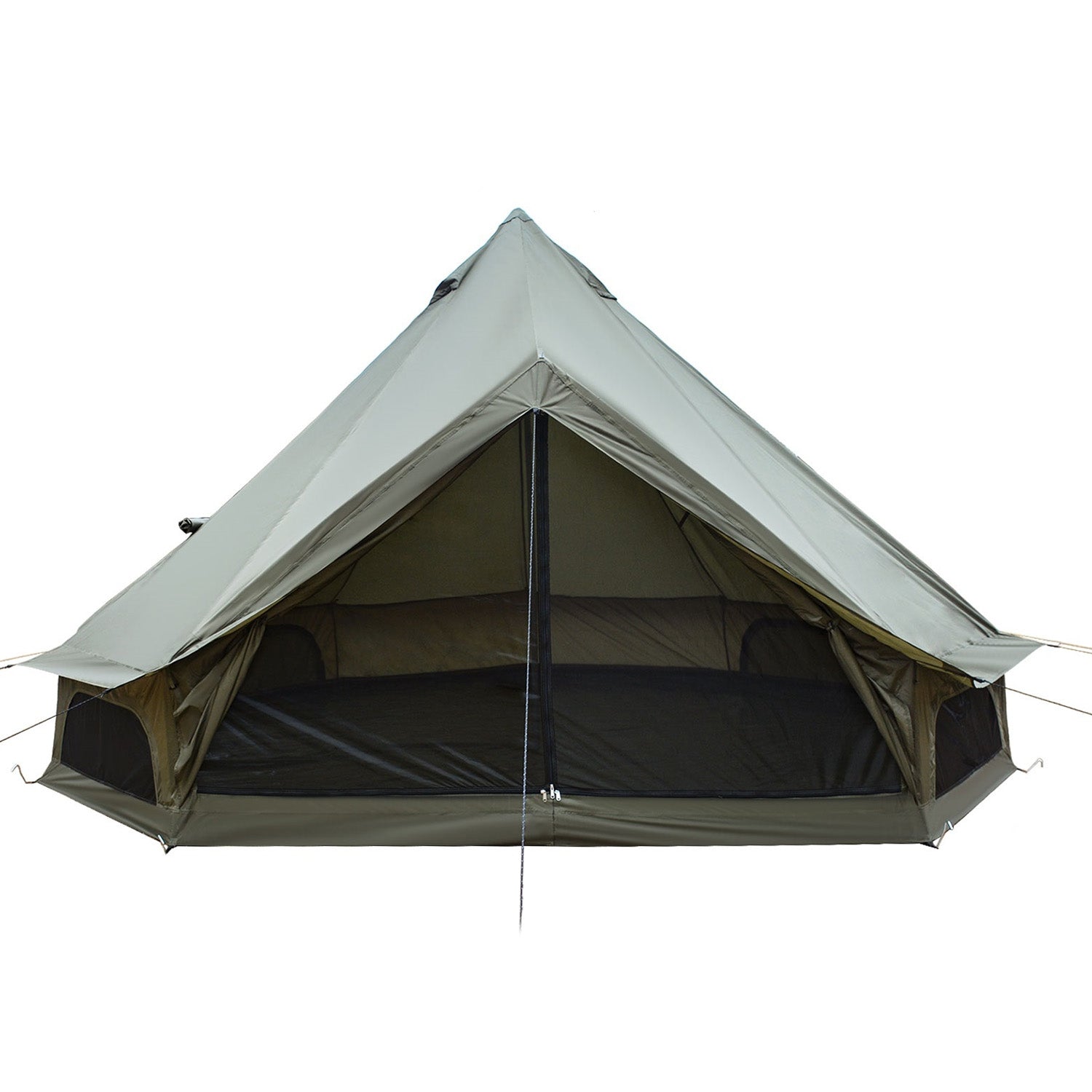 Oxford Bell Tent with Stove Jack – 4-Season Family Camping & Glamping Tent