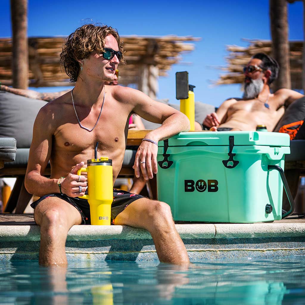Bob The Cooler Co. Wingman 25QT Hard Cooler – Holds 35 Cans