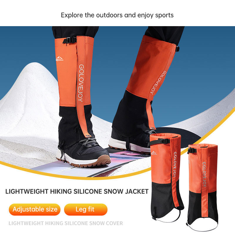 Hiking Skiing Leg Guard Foot Cover Men and Women Winter Outdoor Cold Warm Thickening Waterproof Wear-resistant Leg Cover