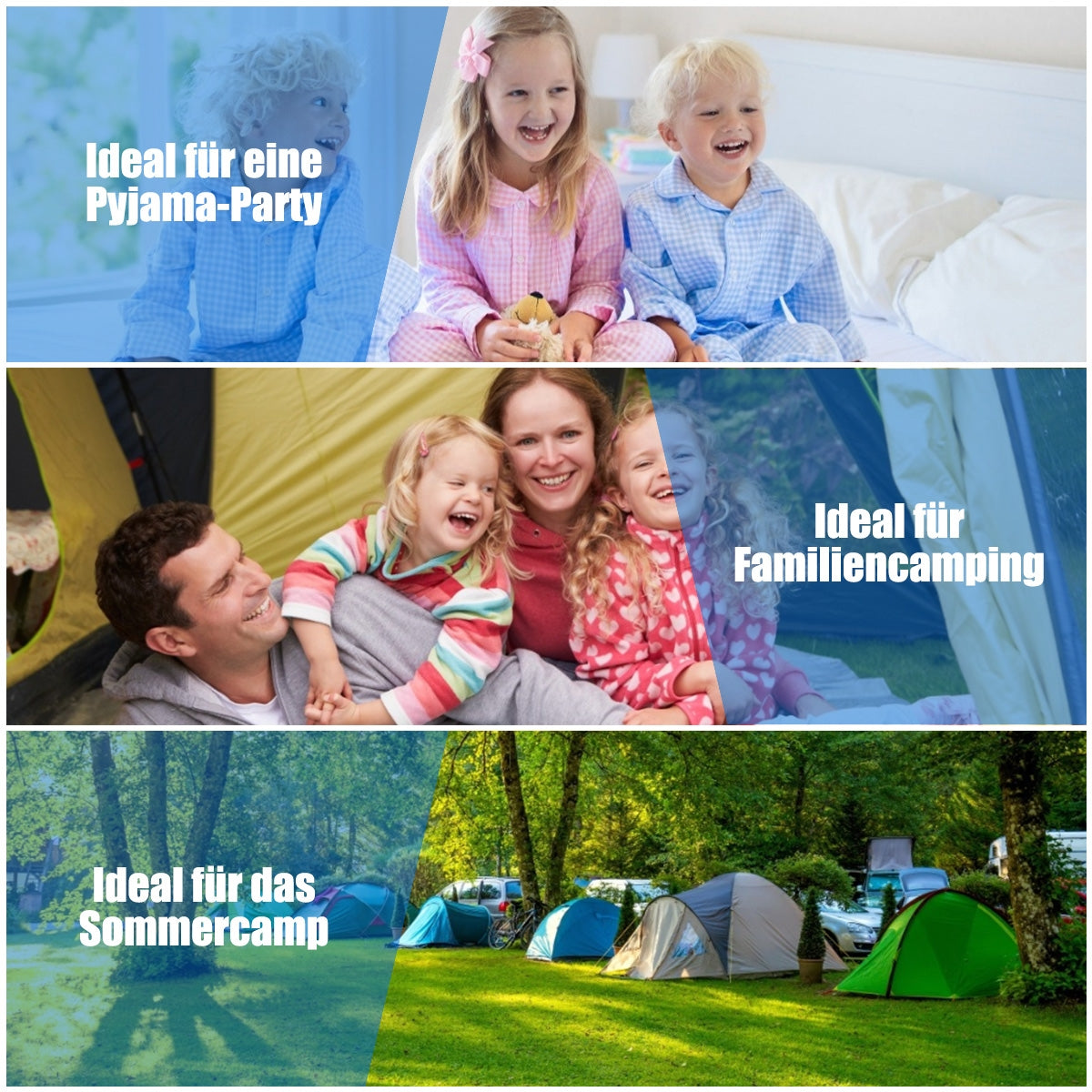 2-Person Waterproof Sleeping Bag with Pillows – 32°F Rated, Splits into 2