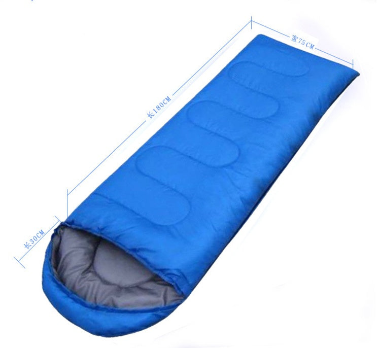 Portable Adult Sleeping Bag - Lightweight, Waterproof with Cap