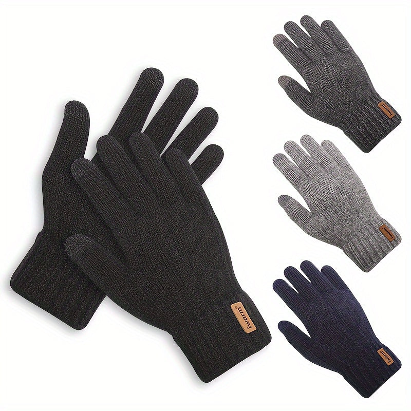 Unisex Alpaca Wool Touchscreen Gloves