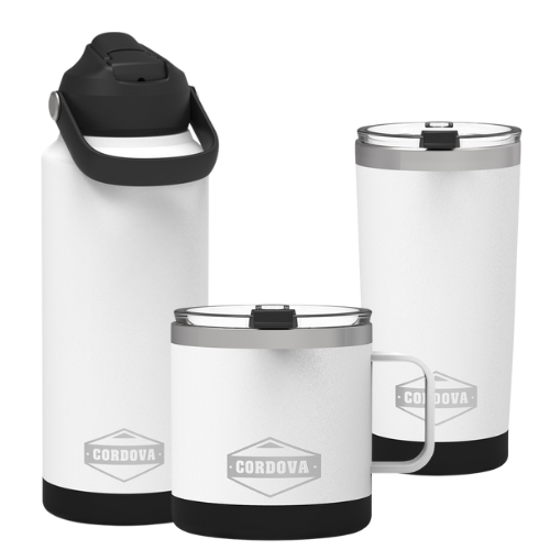 Adventure Drinkware Bundle: Bottle, Camp Mug & Tumbler