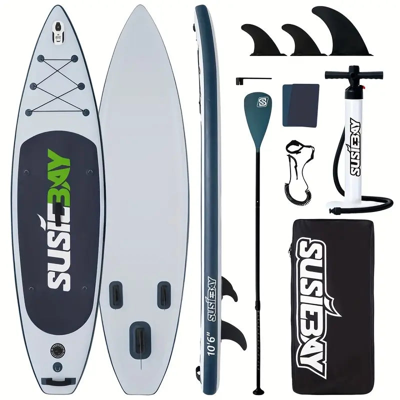2025 Hurricane-Ready SUP Board｜10ft Inflatable Surf/Yoga Hybrid｜Free 8-Premium Kit｜Military-Grade Deck｜300lbs Capacity｜Labor Day Sale $80 OFF