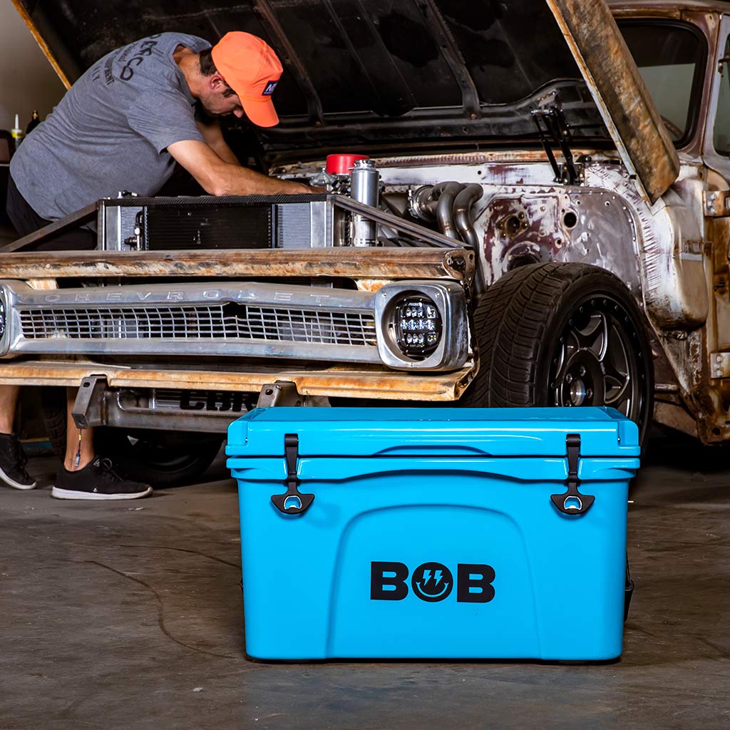 Bob The Cooler Co. El Amigo 50QT Hard Cooler – Holds 60 Cans