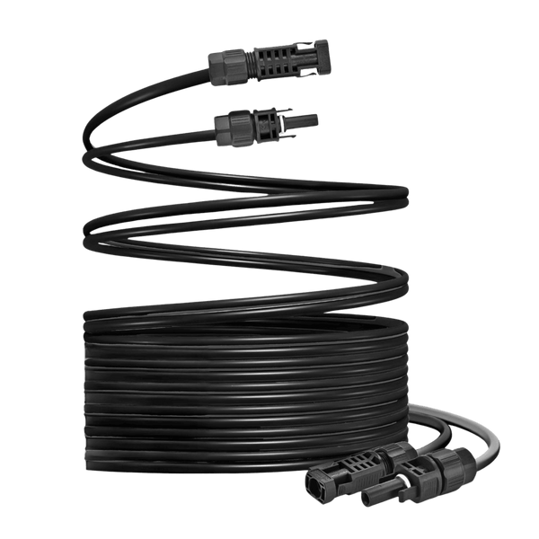 Nature's Generator 50ft Quick Release MC4 Extension Cables — 4mm² UV-Resistant