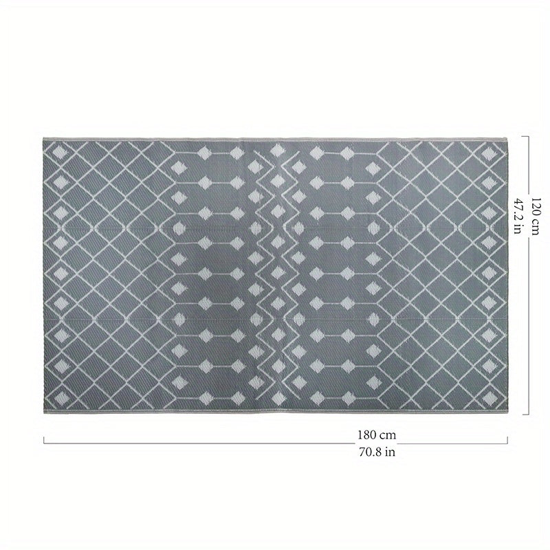 6' x 9' Outdoor Waterproof Patio Rug