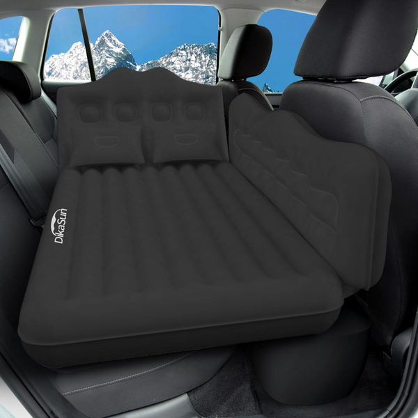 DikaSun Backseat Air Mattress for SUV, Car & Truck – 35.4" Width | Black