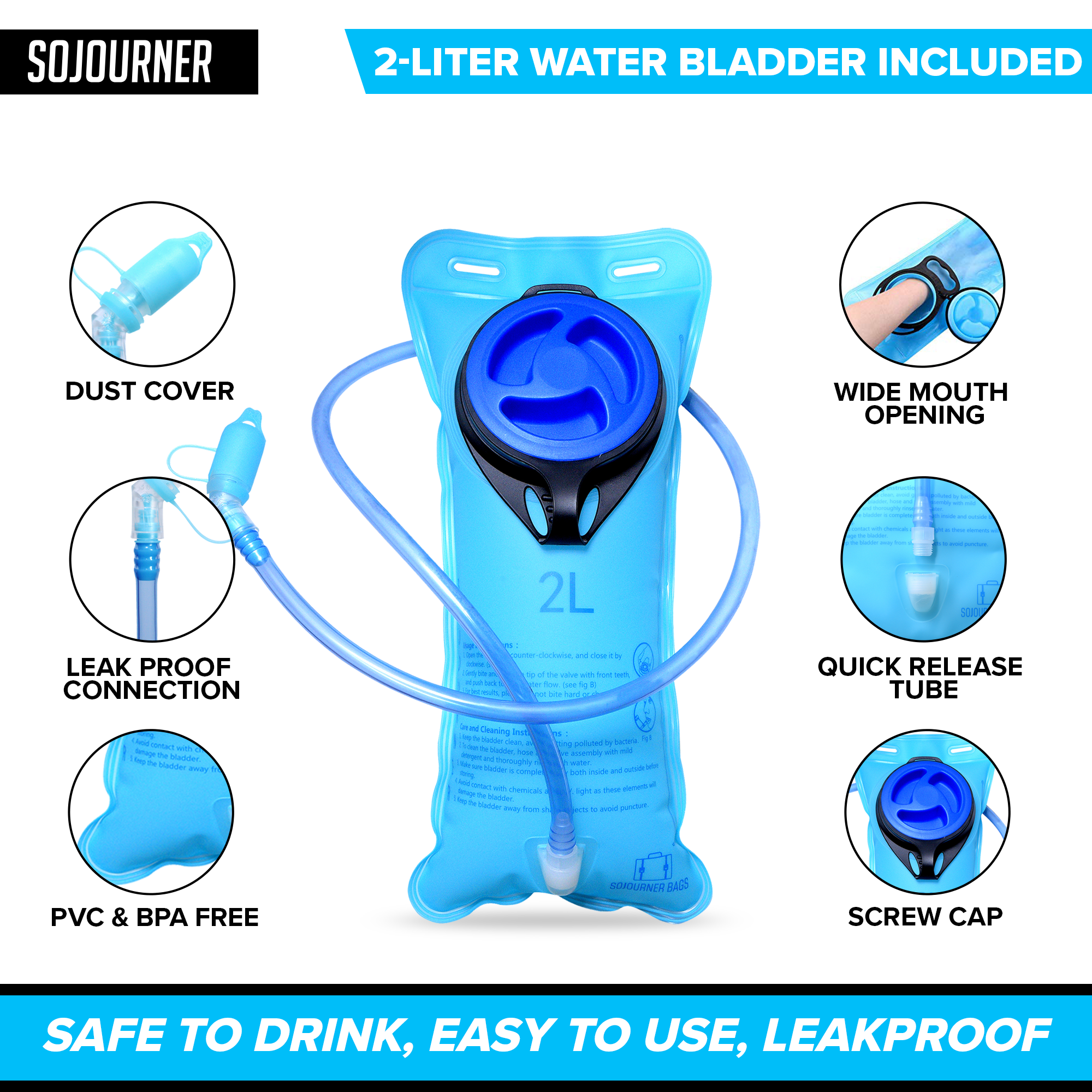 2L Hydration Backpack | Medium Fit