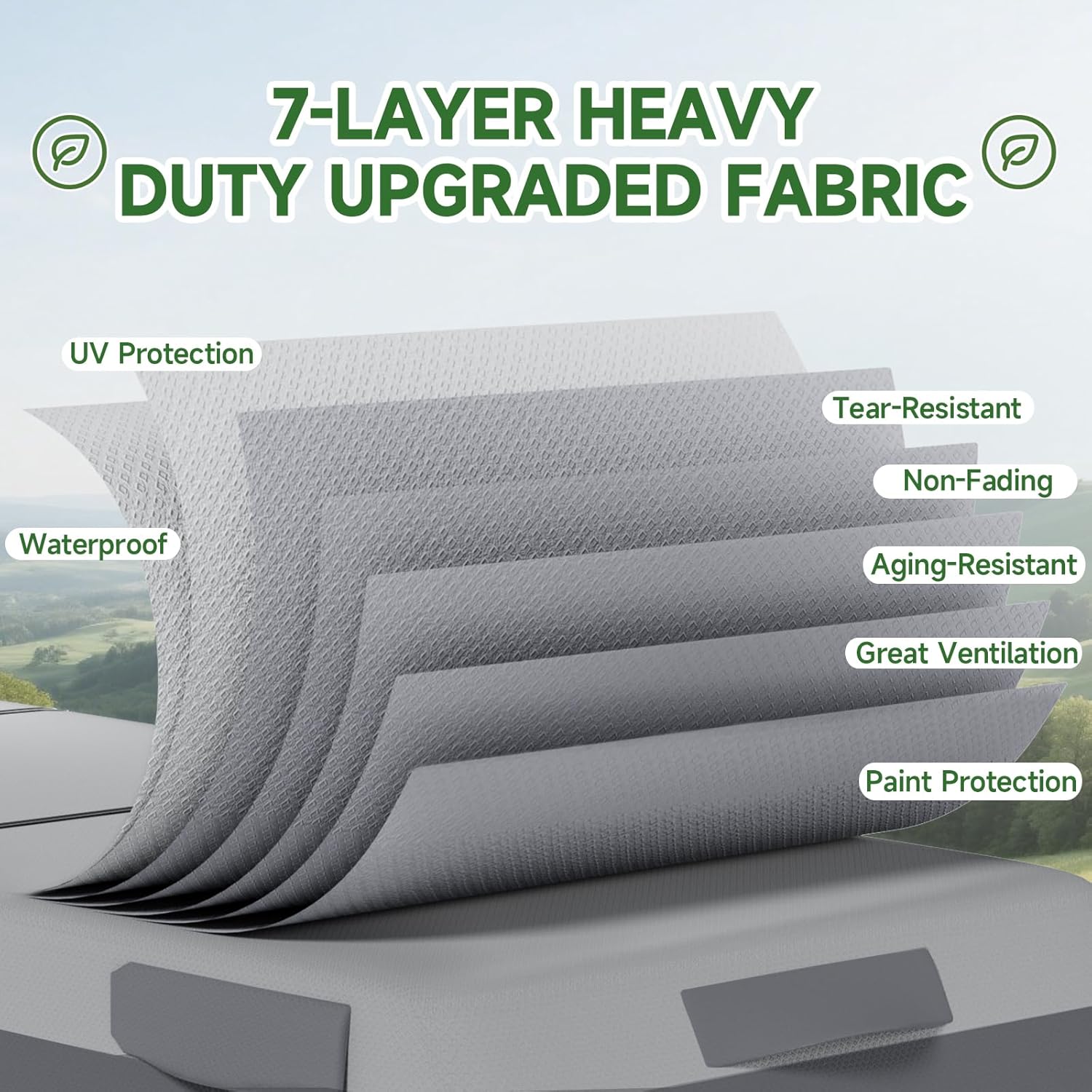 Umbrauto Fifth-Wheel RV Cover – 7-Layer Roof