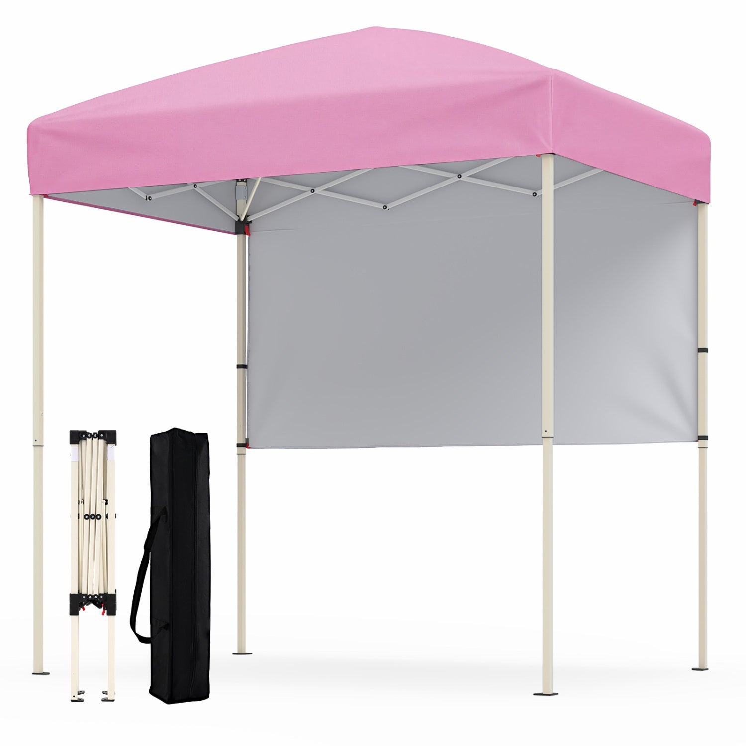 6' x 4' Pop-Up Canopy with Half Sidewall