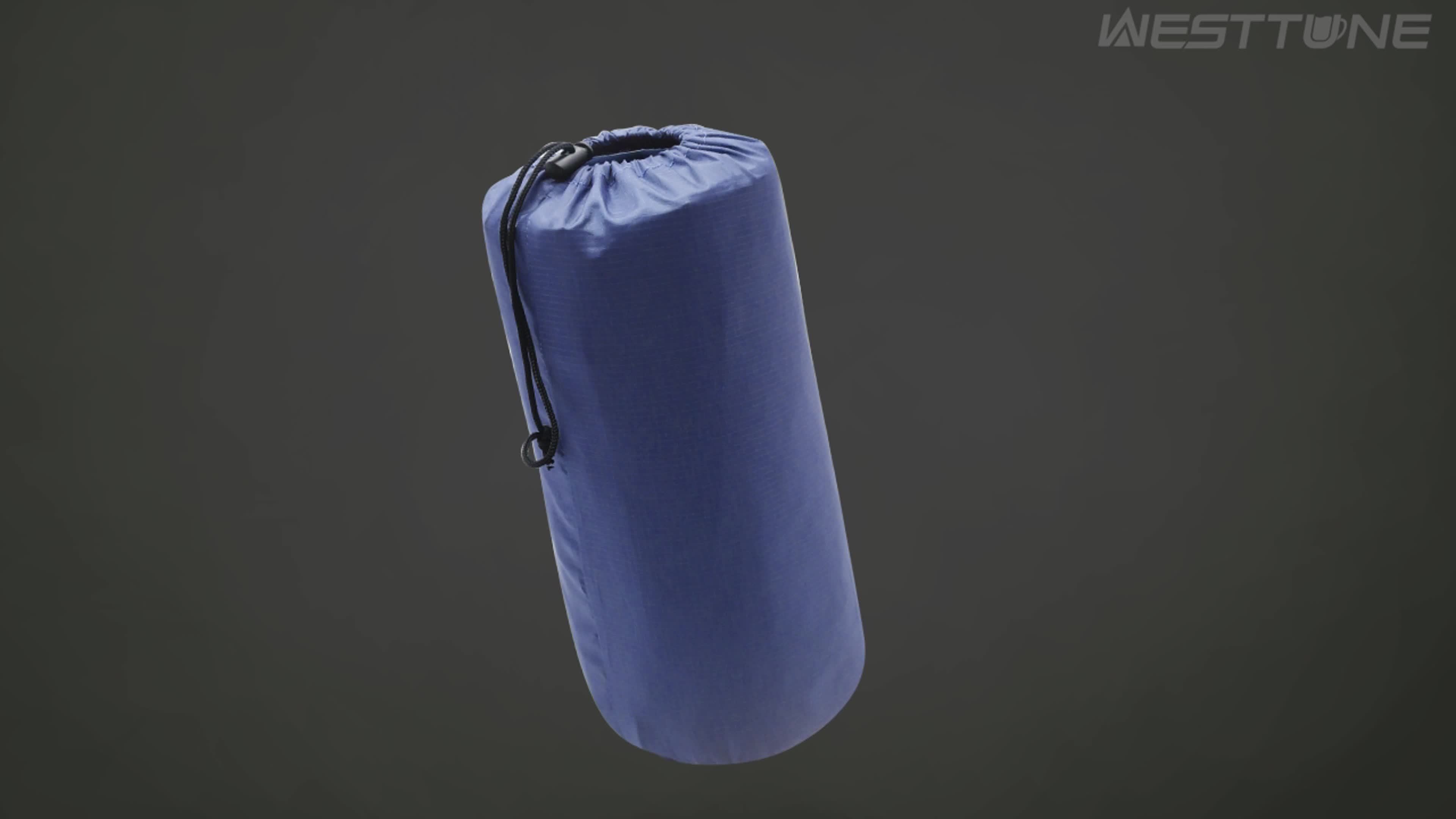 Extra-Thick Double Sleeping Pad – 4" Self-Inflating with Pillows & Foot Pump