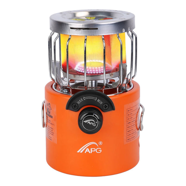 2-in-1 Camping Stove & Tent Heater – 2000W, 360° Radiant Heat, 3 Modes