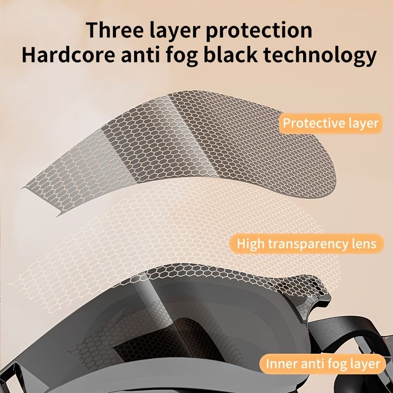 Anti-Fog Swimming Goggles – HD Waterproof Silicone