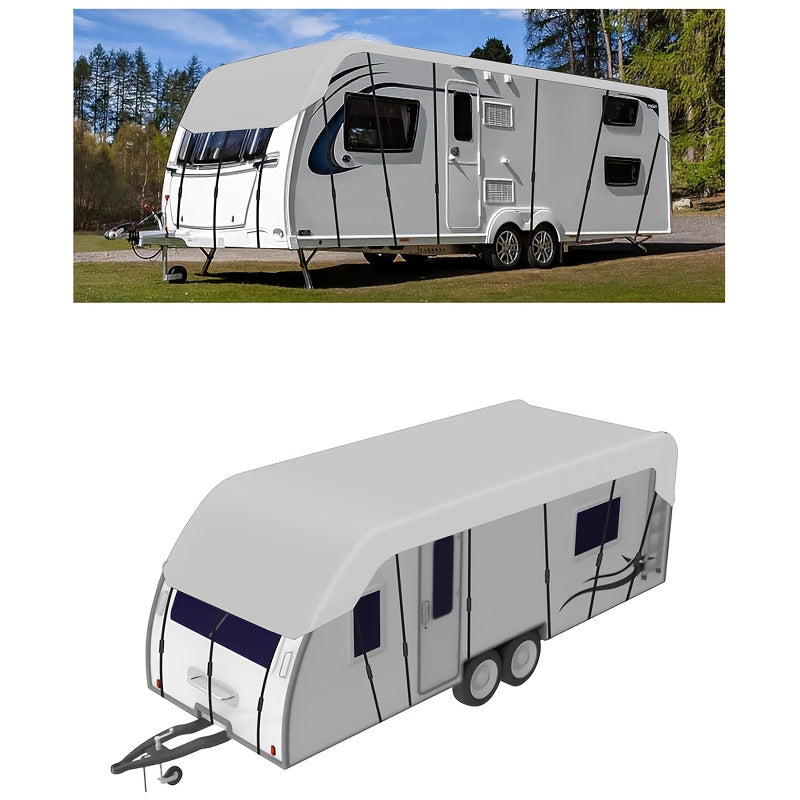 Heavy-Duty Outdoor RV Cover – Waterproof Oxford Fabric, Sunshade & Leaf Protection