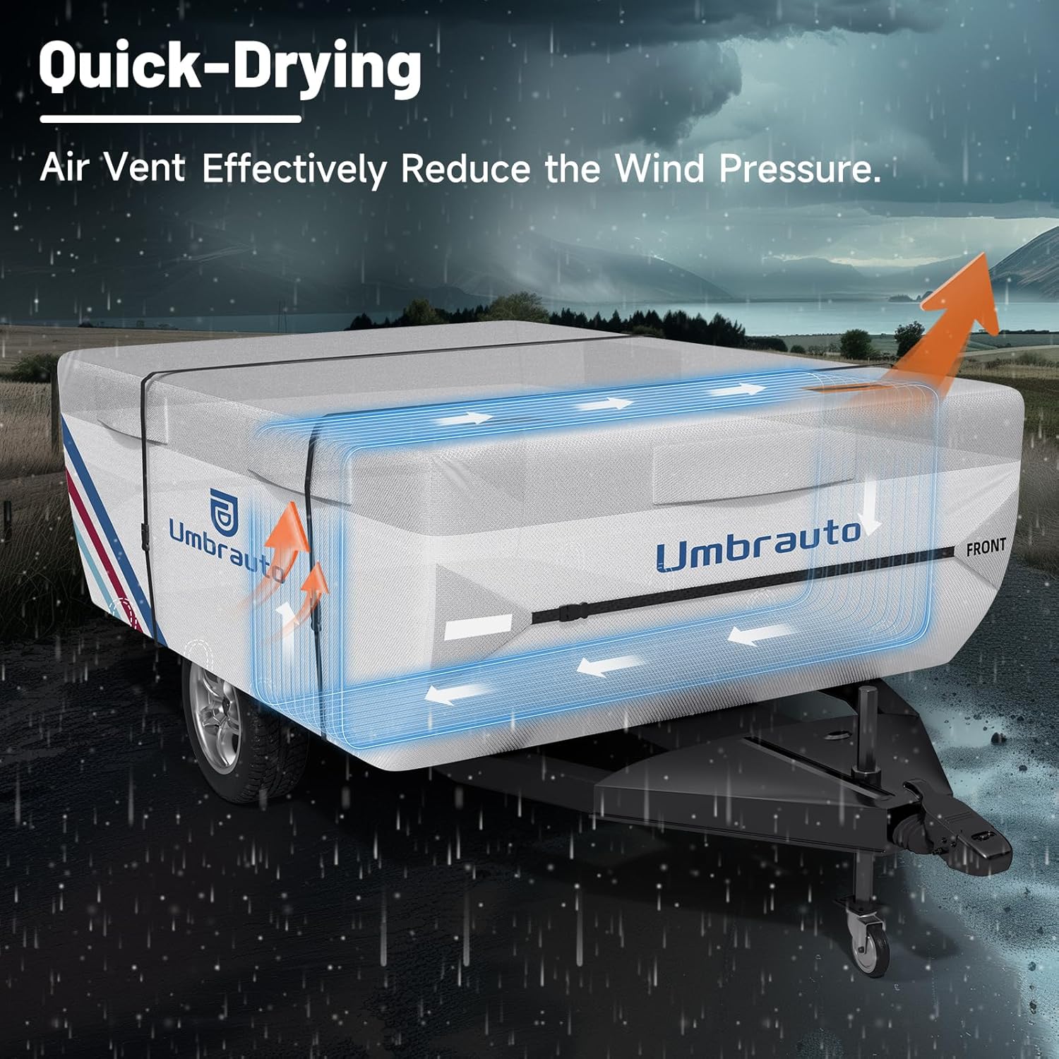 Umbrauto Pop-Up Camper Cover – 300D Oxford