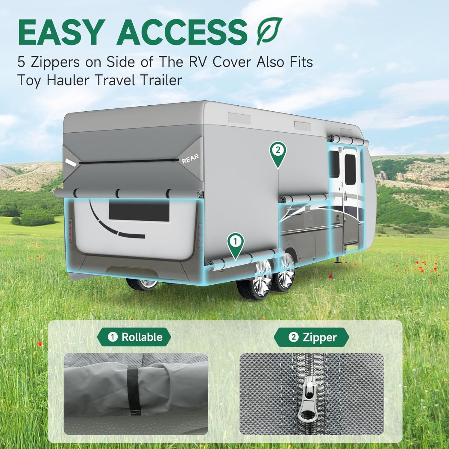 Umbrauto Bi-Component Travel Trailer & Toy Hauler Cover