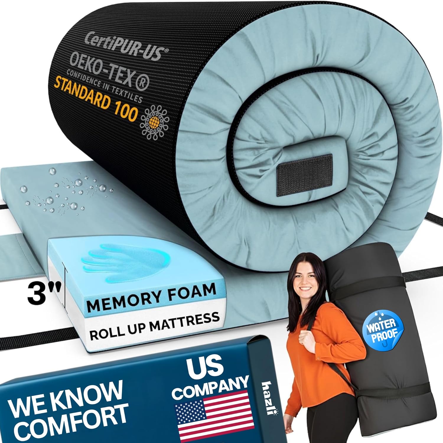 Memory Foam Camping Mattress