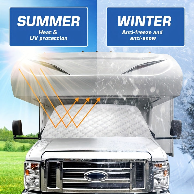 Ford E450 RV Windshield Cover – Front Sunshade for 1997–2025
