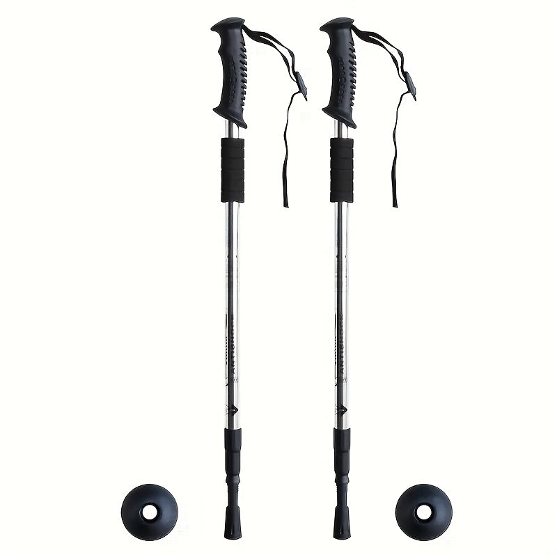 Adjustable Hiking Poles – 2pcs Aluminum Alloy Trekking Sticks