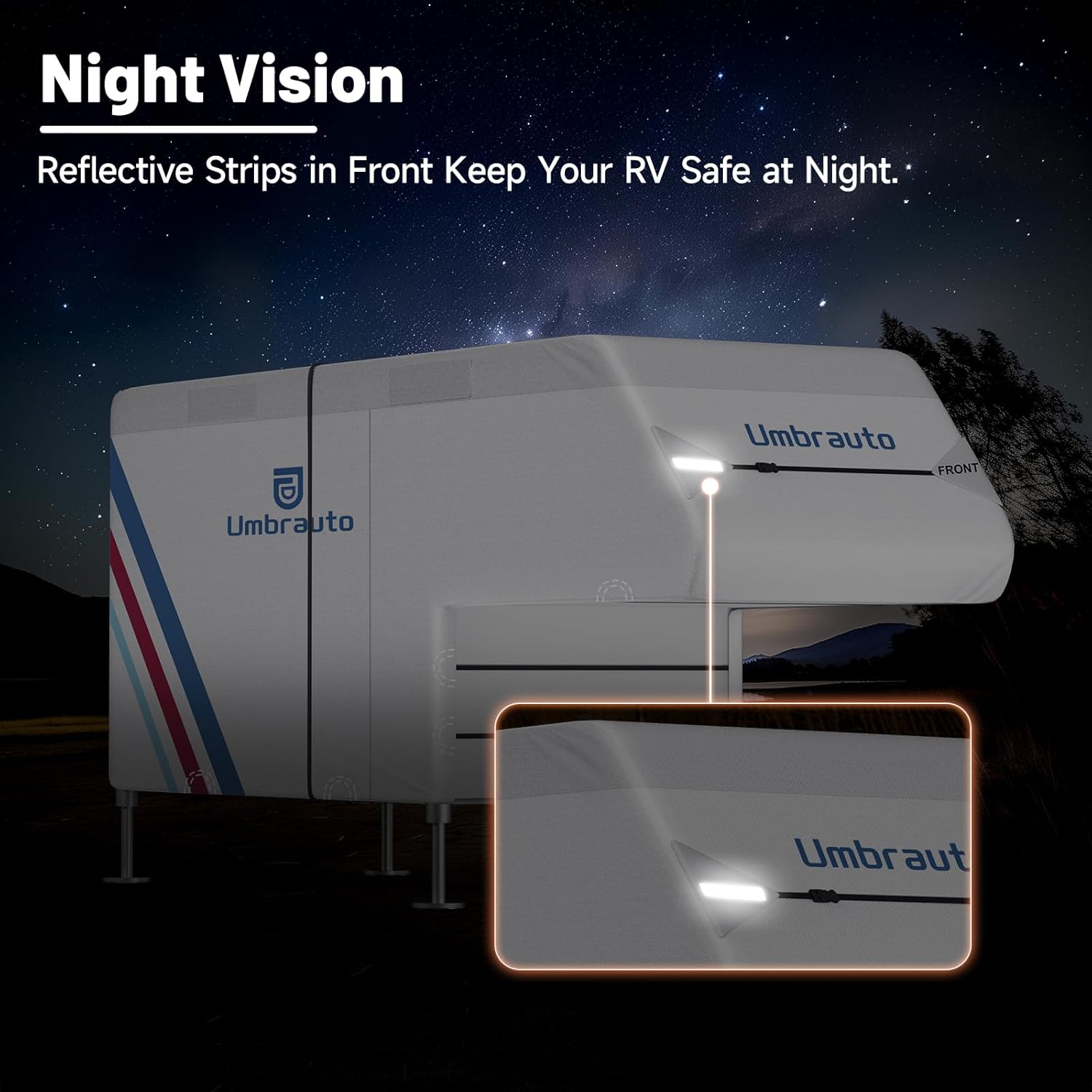 Umbrauto Slide-In Truck Camper Cover – 300D Oxford