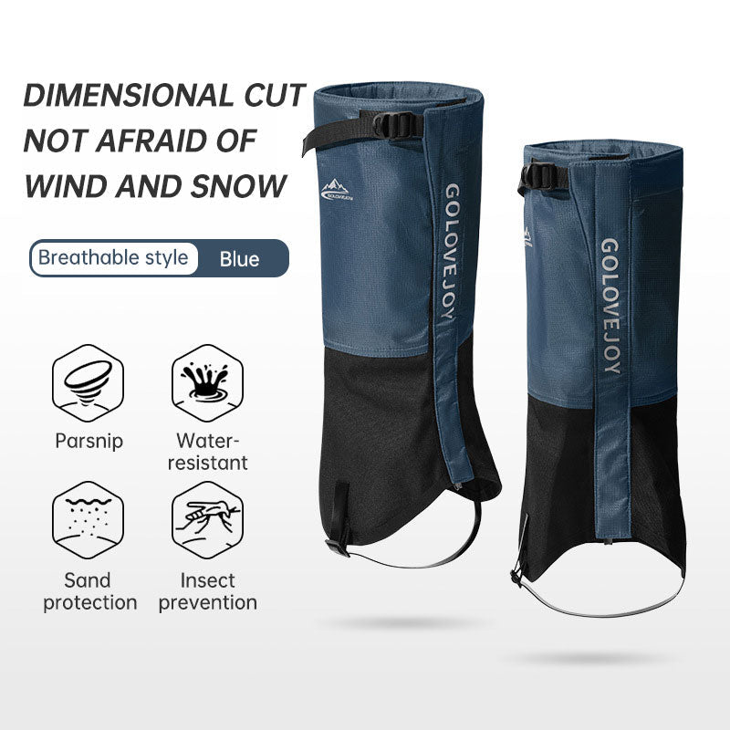 Hiking Skiing Leg Guard Foot Cover Men and Women Winter Outdoor Cold Warm Thickening Waterproof Wear-resistant Leg Cover