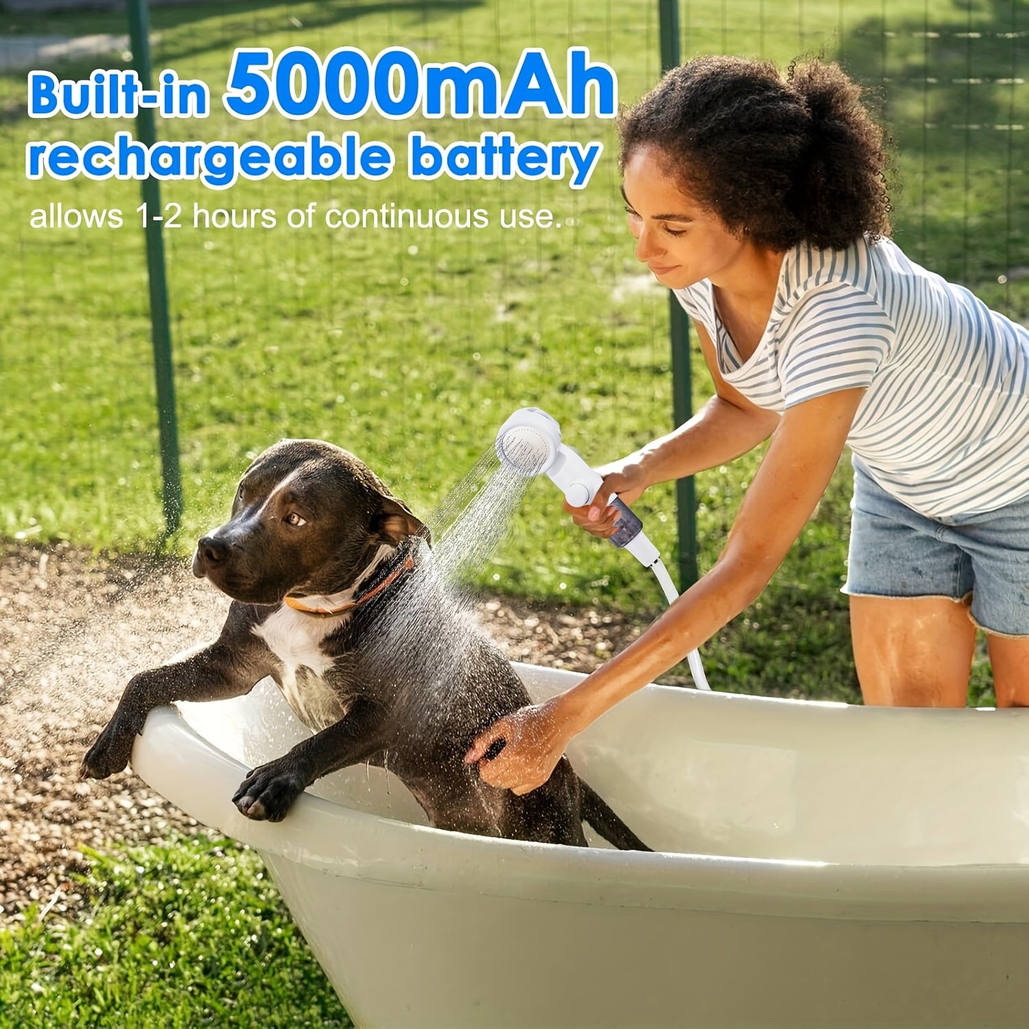 Rechargeable Portable Watering & Shower System