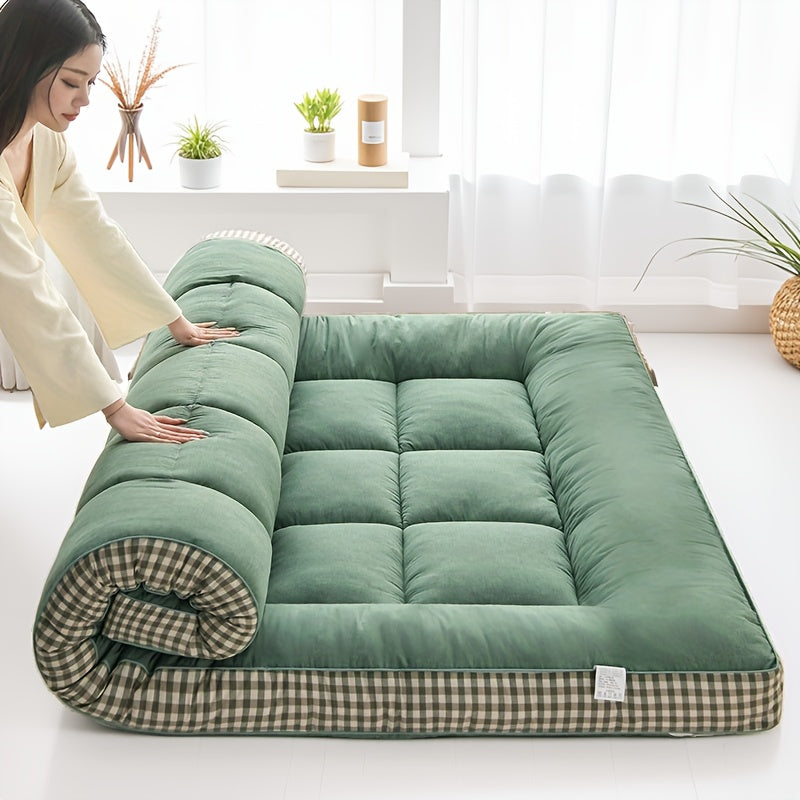 Soft Roll-Up Mattress – 1200gsm Foldable Tatami Sleeping Pad, Twin