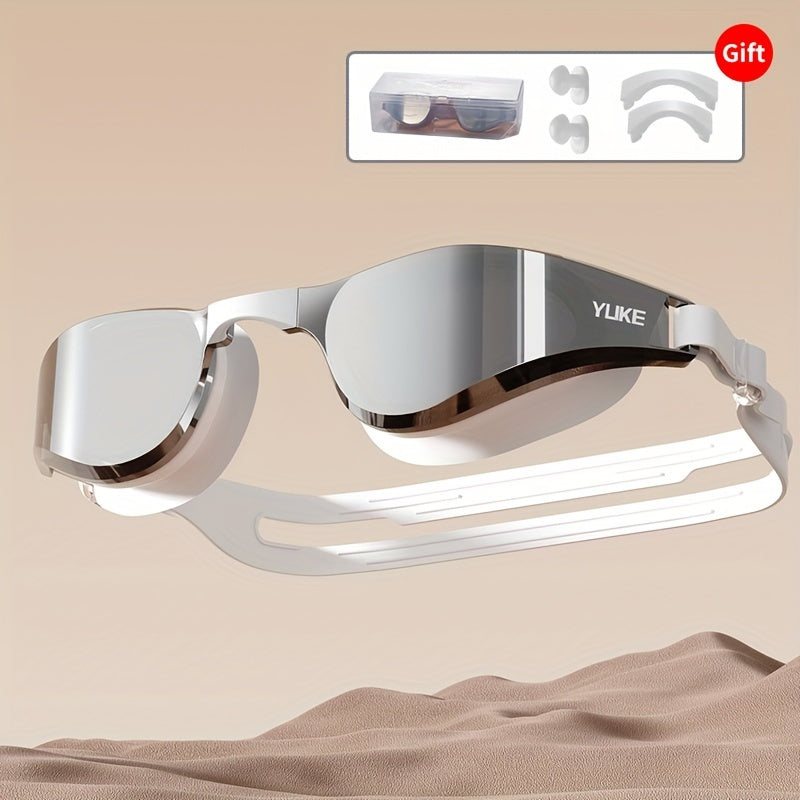 Anti-Fog Swimming Goggles – HD Waterproof Silicone