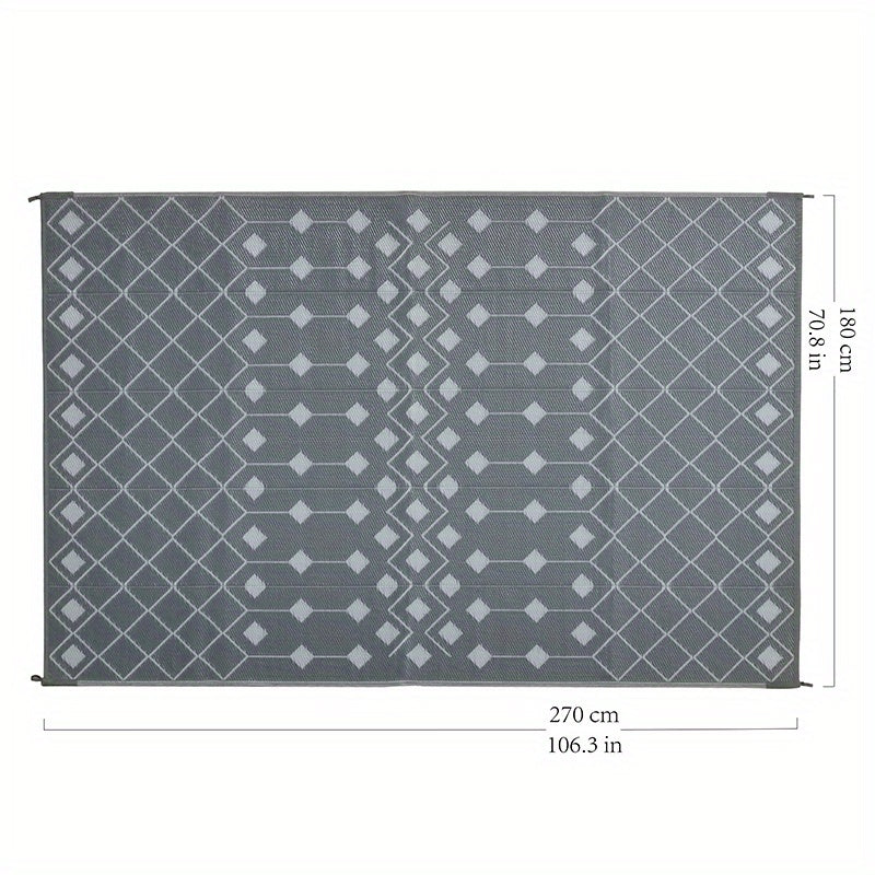 6' x 9' Outdoor Waterproof Patio Rug