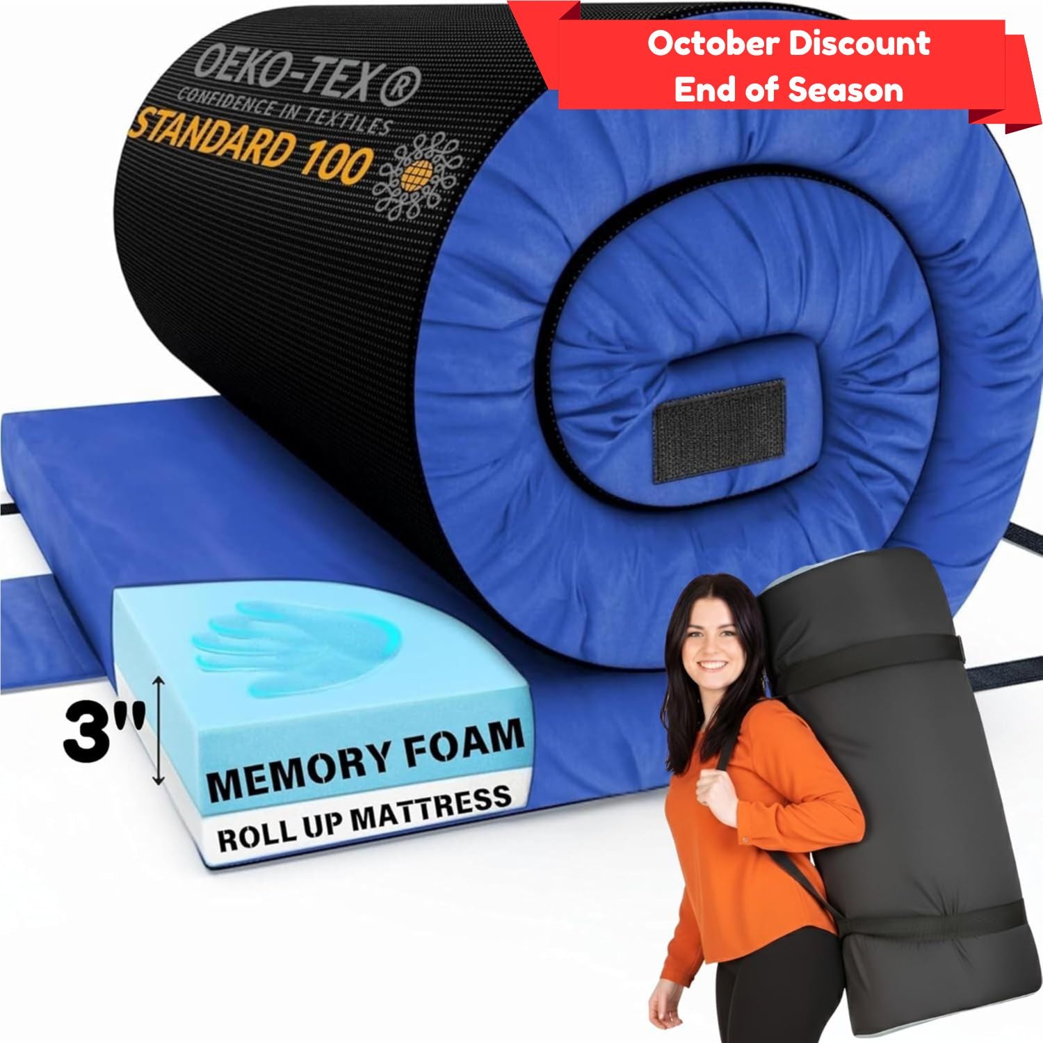 Matrix Air-Cell Memory Foam Camping Mattress