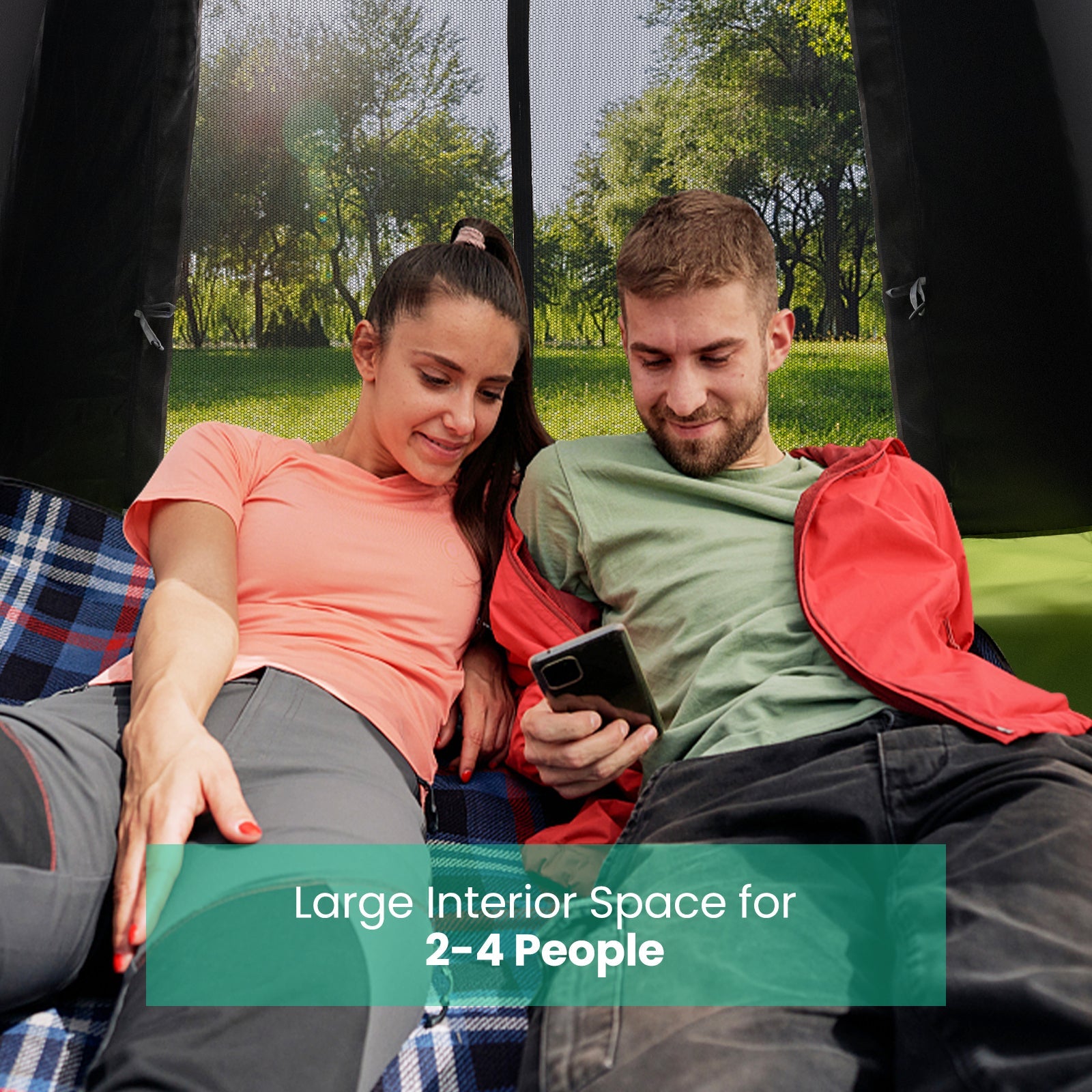 Pop-up with Removable Rainfly