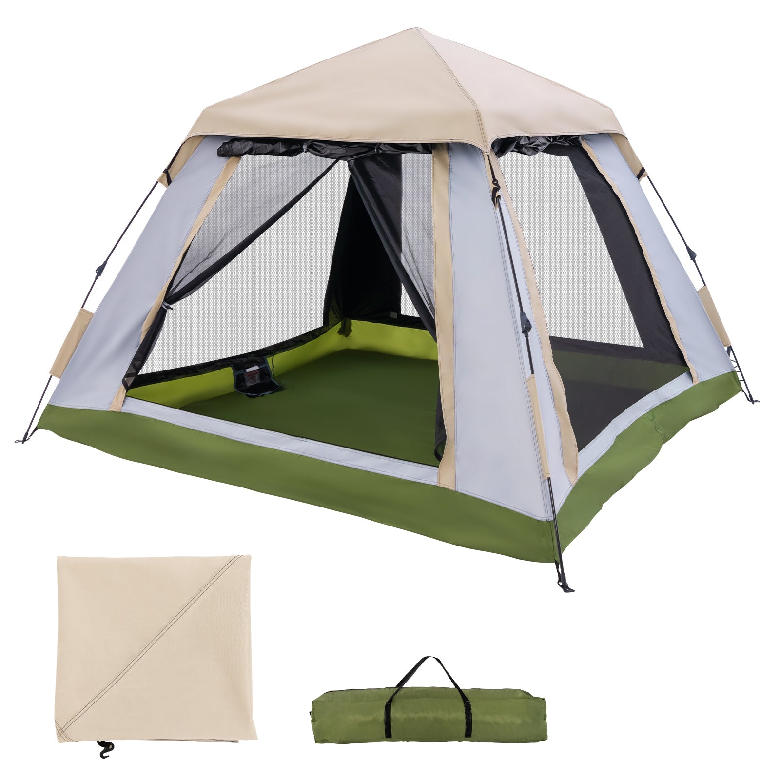 Pop-up with Removable Rainfly