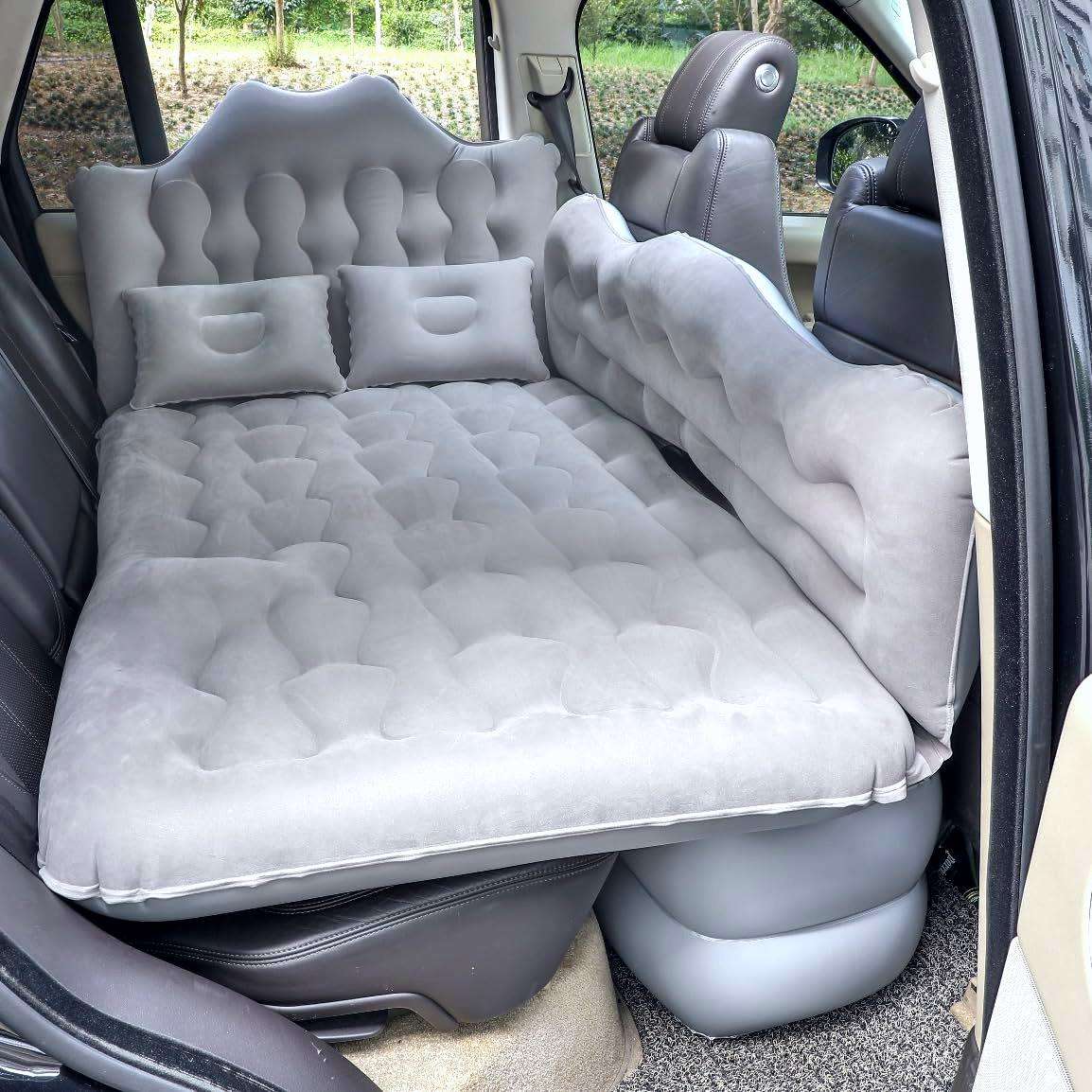 DikaSun Backseat Air Mattress for SUV, Car & Truck – 30.31" Width | Grey