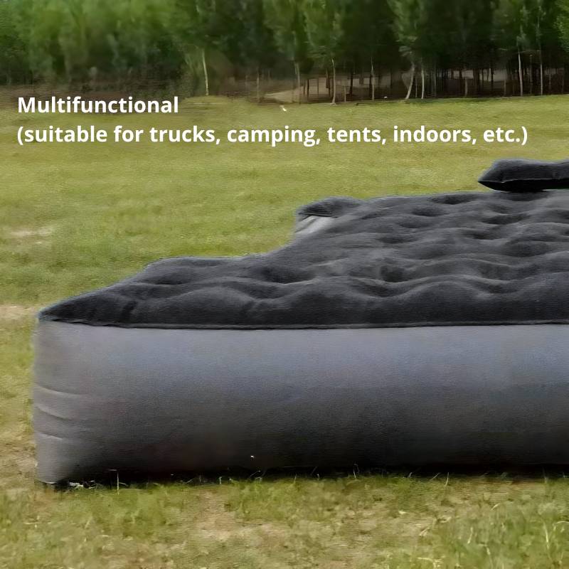 DikaSun Mid-Size Pickup Truck Bed Air Mattress – Fits 6 to 6.5 ft Beds | Black