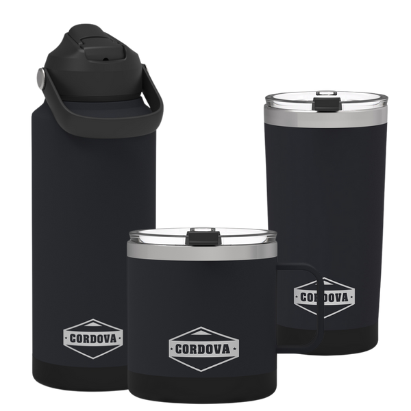 Adventure Drinkware Bundle: Bottle, Camp Mug & Tumbler