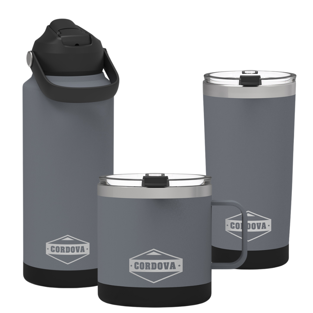 Adventure Drinkware Bundle: Bottle, Camp Mug & Tumbler
