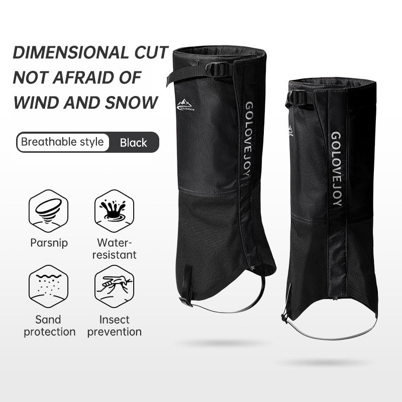 Hiking Skiing Leg Guard Foot Cover Men and Women Winter Outdoor Cold Warm Thickening Waterproof Wear-resistant Leg Cover