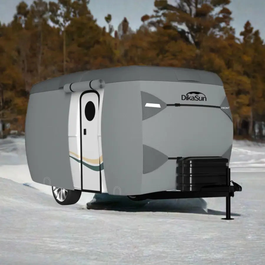 DikaSun Fiberglass Travel Trailer Cover – 7-Layer Roof