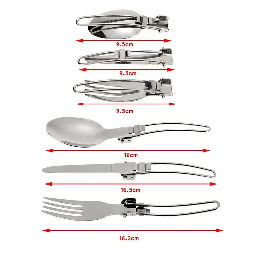 Camping Cookware Kit with Stove – Outdoor Cooking Set