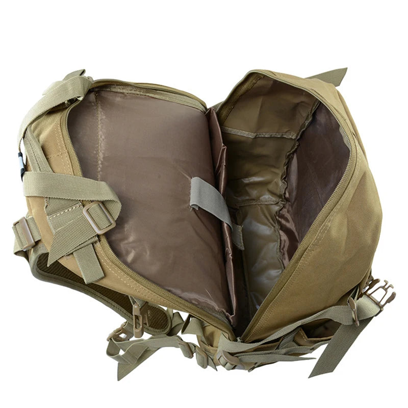 Tactical Camping Backpack – Molle Travel Rucksack for Hiking & Outdoor Use