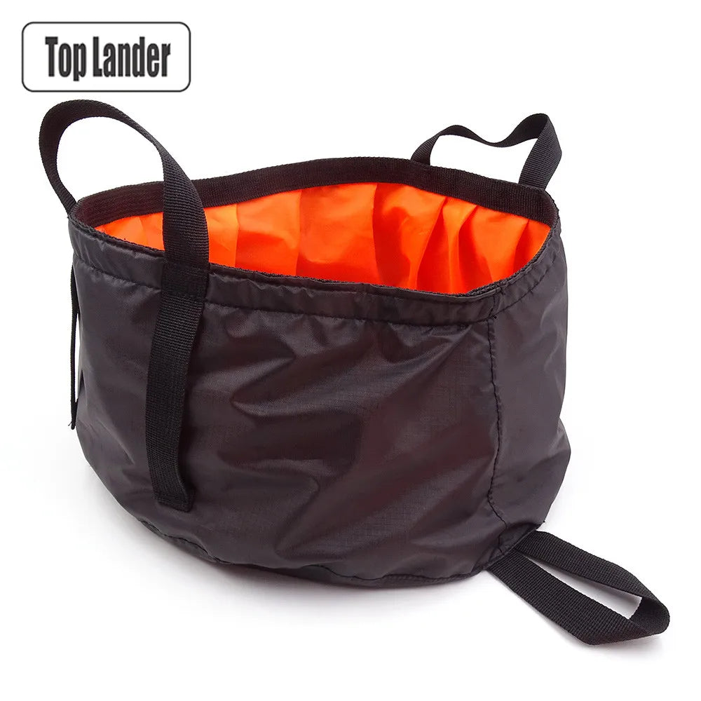 8.5L Collapsible Wash Basin Folding Water Bucket