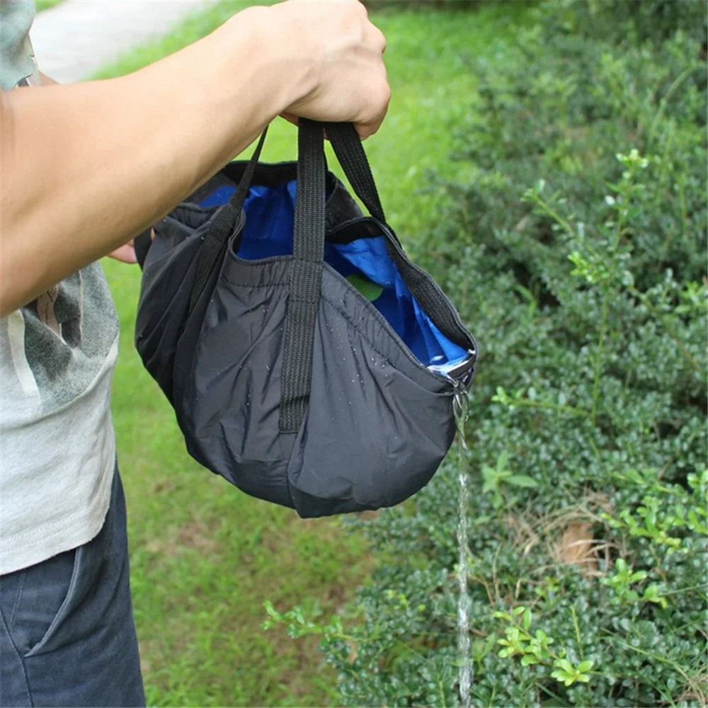 8.5L Collapsible Wash Basin Folding Water Bucket