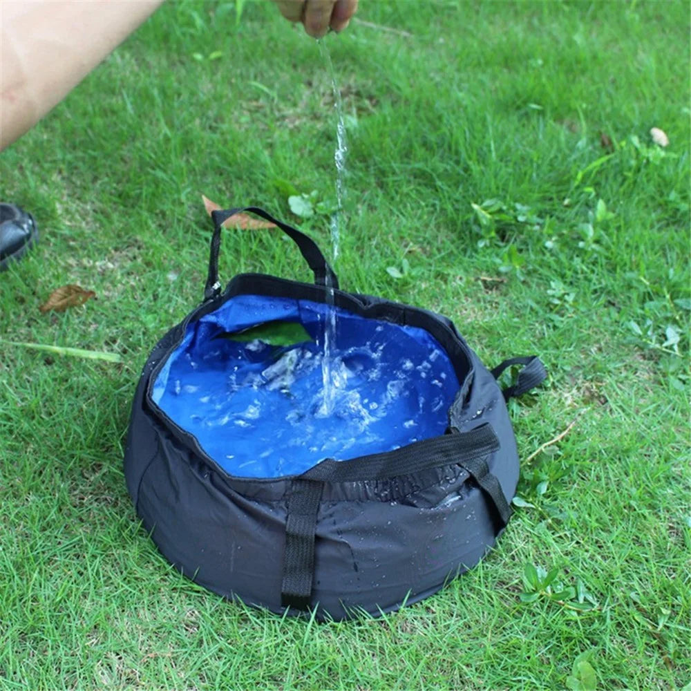 8.5L Collapsible Wash Basin Folding Water Bucket
