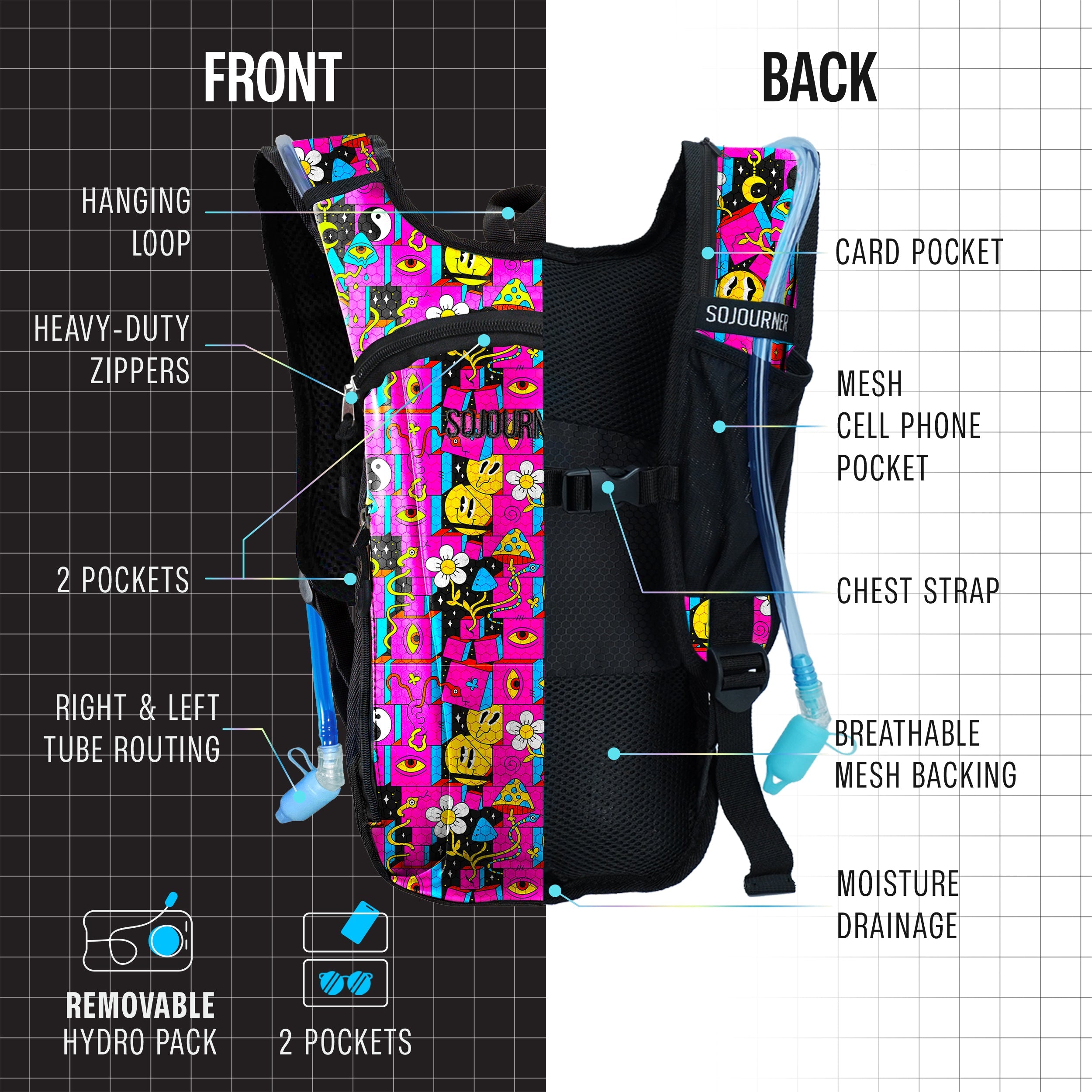 2L Hydration Backpack | Small Fit