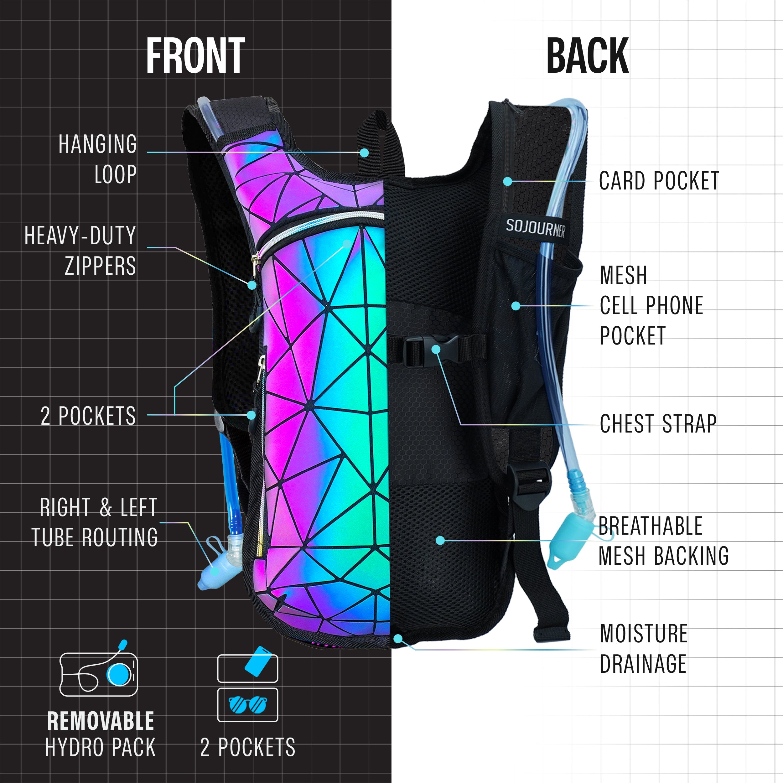 2L Hydration Backpack | Small Fit