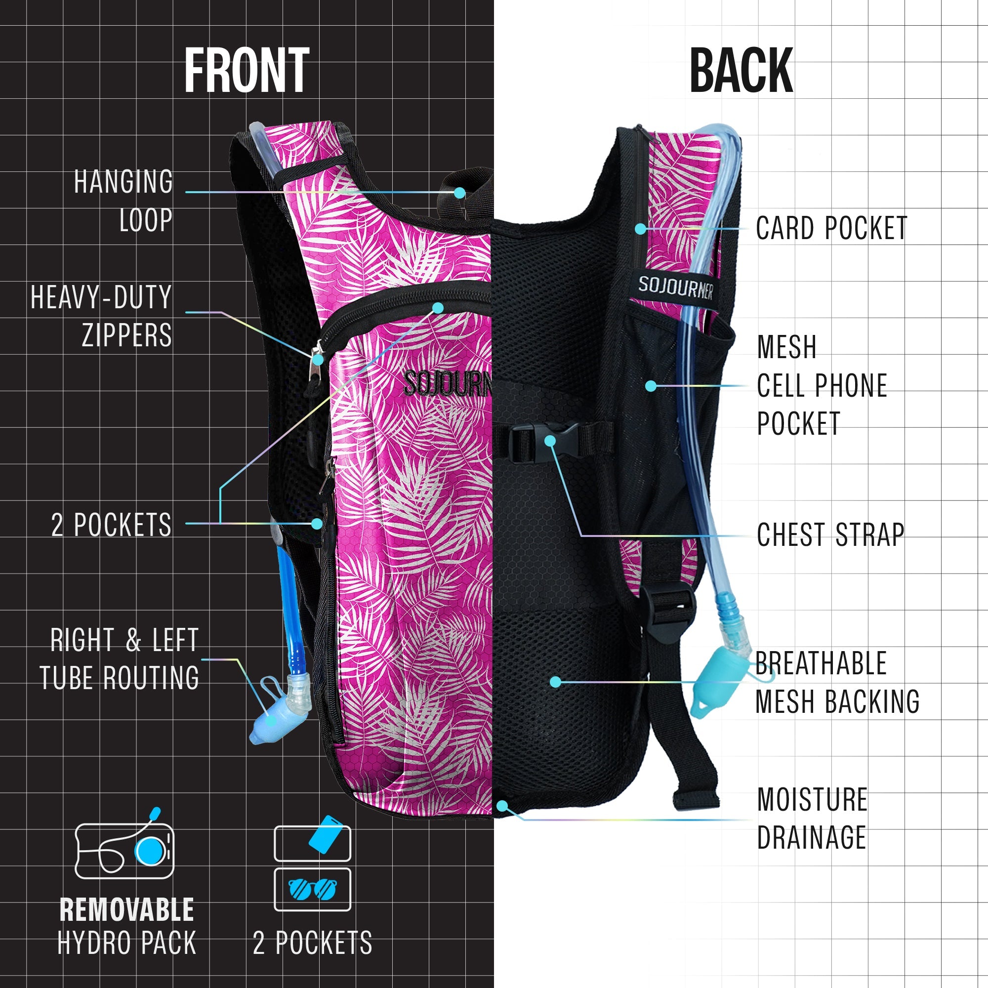 2L Hydration Backpack | Small Fit