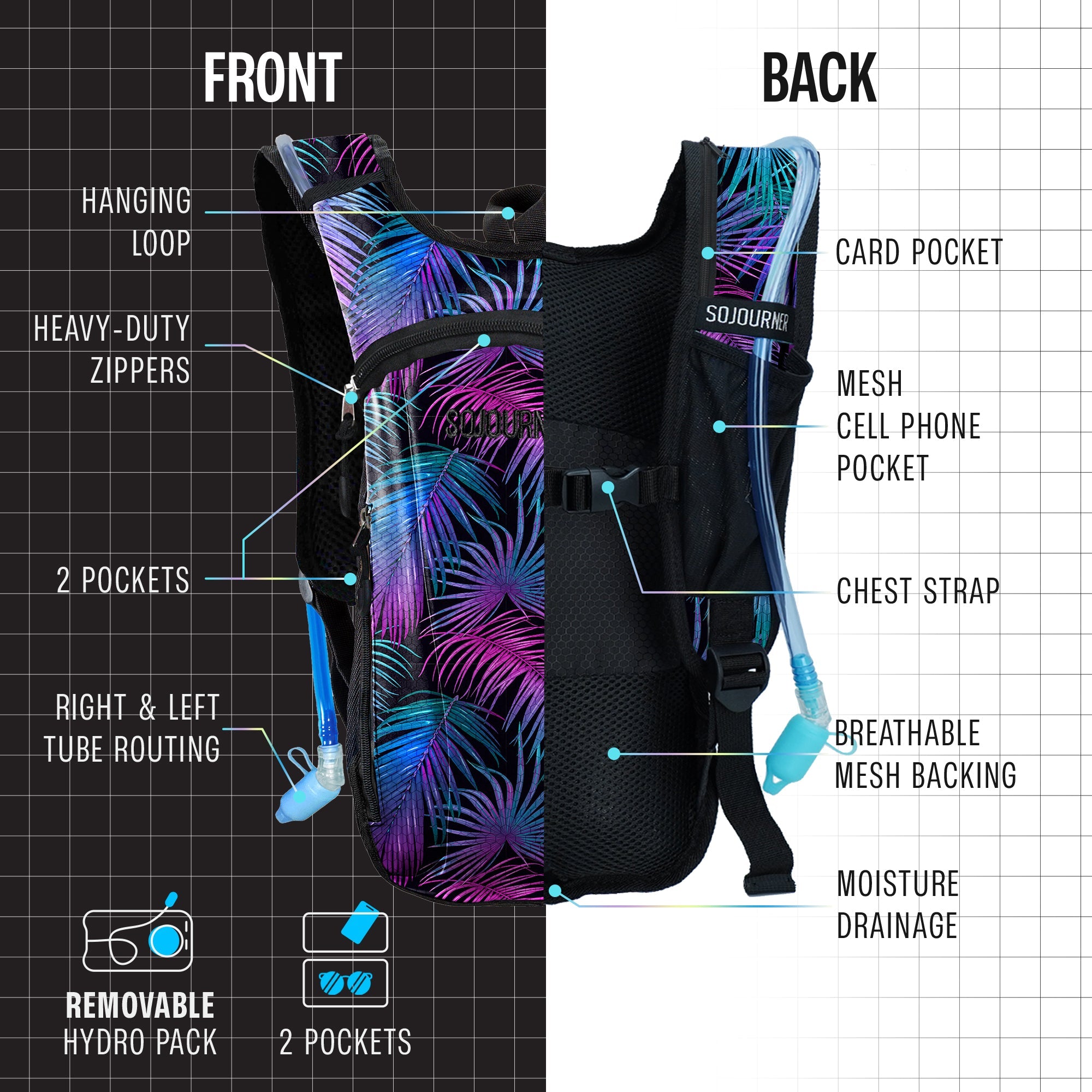 2L Hydration Backpack | Small Fit